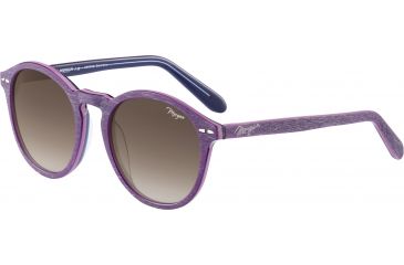 Image of Morgan 207197 Single Vision Prescription Sunglasses, Violet Brushed Frame, 207197-4348SV