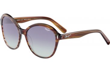 Image of Morgan 207198 Sunglasses, Brown Frame, Grey Blue Gradient Lens, 207198-4311