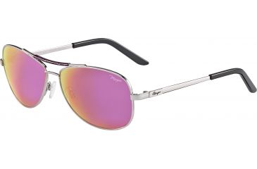 Image of Morgan 207344 Single Vision Prescription Sunglasses, Rhodium Pink Frame, 207344-100SV