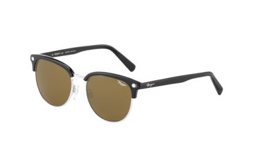Image of Morgan 207348 Progressive Prescription Sunglasses, Black Matte/Rhodium Frame, 207348-6100PR
