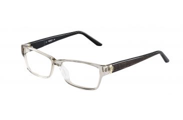 Image of Morgan 201058 Single Vision Prescription Eyeglasses - Grey Frame and Clear Lens 201058-6381SV