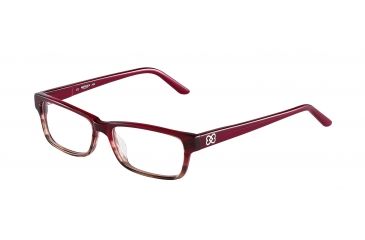 Image of Morgan 201059 Single Vision Prescription Eyeglasses - Red Frame and Clear Lens 201059-6402SV