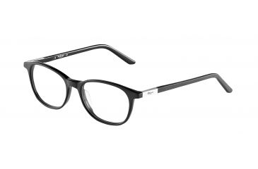 Image of Morgan 201060 Progressive Prescription Eyeglasses - Black Frame and Clear Lens 201060-8840PR