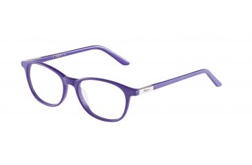 Image of Morgan 201060 Progressive Prescription Eyeglasses - Blue Frame and Clear Lens 201060-6546PR