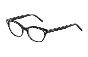 Image of Morgan 201061 Single Vision Prescription Eyeglasses - Silver Frame and Clear Lens 201061-6551SV