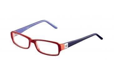 Image of Morgan 201064 Single Vision Prescription Eyeglasses - Brown Frame and Clear Lens 201064-6481SV