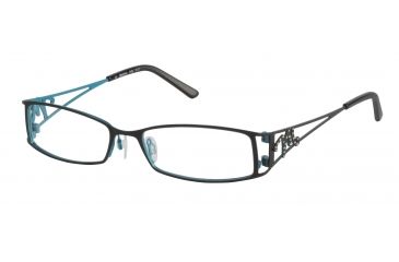 Image of Morgan 203084 Progressive Prescription Eyeglasses - Black Frame and Clear Lens 203084-291PR