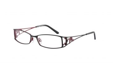 Image of Morgan 203084 Progressive Prescription Eyeglasses - Black Frame and Clear Lens 203084-383PR