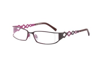 Image of Morgan 203087 Bifocal Prescription Eyeglasses - Brown Frame and Clear Lens 203087-322BI