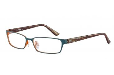 Image of Morgan 203125 Bifocal Prescription Eyeglasses - Blue Frame and Clear Lens 203125-433BI