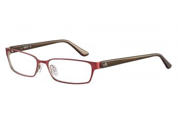Image of Morgan 203125 Bifocal Prescription Eyeglasses - Red Frame and Clear Lens 203125-431BI