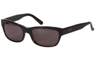 Image of Morgan 207124 Single Vision Prescription Sunglasses - Brown Frame and Grey Green Lens 207124-8940SV