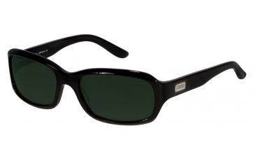 Image of Morgan 207129 Single Vision Prescription Sunglasses - Black Frame and Grey Green Lens 207129-610SV