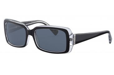 Image of Morgan 207132 Single Vision Prescription Sunglasses - Black Frame and Grey Lens 207132-6240SV