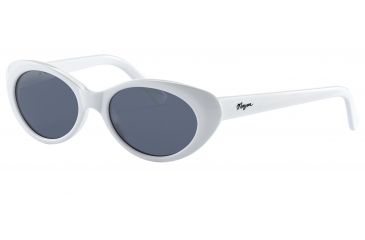 Image of Morgan 207137 Single Vision Prescription Sunglasses - White Frame and Grey Lens 207137-6072SV