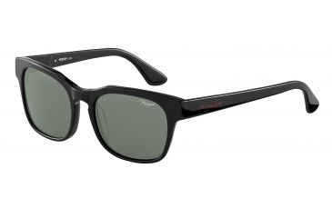 Image of Morgan No. 207143 Sunglasses - Black Frame and Grey Green Lens 207143-8840