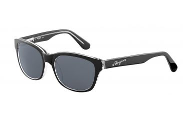 Image of Morgan 207144 Progressive Prescription Sunglasses - Black Frame and Grey Lens 207144-8738PR