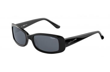 Image of Morgan 207152 Single Vision Prescription Sunglasses - Black Frame and Grey Lens 207152-8840SV
