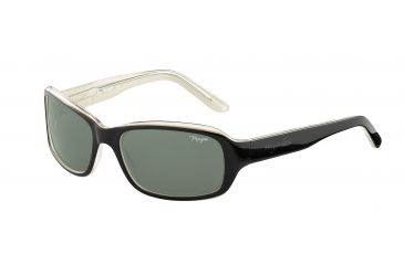 Image of Morgan 207153 Progressive Prescription Sunglasses - Black Frame and Grey Green Lens 207153-8636PR
