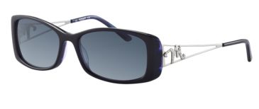 Image of Morgan No. 207205 Sunglasses - Violet Frame and Grey Blue Gradient Lens 207205-6355