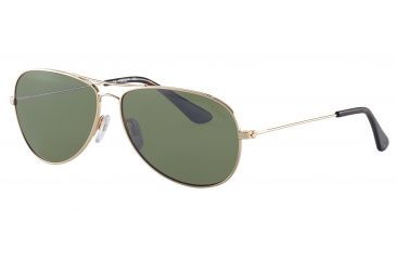 Image of Morgan 207336 Progressive Prescription Sunglasses - Gold Frame and Green Silver Mirror Lens 207336-600PR