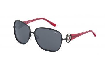 Image of Morgan 207338 Progressive Prescription Sunglasses - Black Frame and Grey Lens 207338-610PR