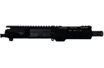 Image of Moriarti AR-15 300 Blackout 6in Modular Pistol Upper Assembly, Hybrid M-LOK, 1-7 Twist, 5/8x24, A2 Flash Hider, Nitride, Black, MAR-300-6-A2