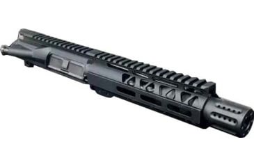 Image of Moriarti Upper Receiver Stripped, AR-15, .300 Blackout, 10.5 inch Barrel, Medium Profile, Pistol Length, 1x7 Twist, 5/8X24 Thread, M-LOK Handguard, Mini Shroud, Hardcoat Anodized, Black, MAR-300-10-SHRD