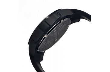 Image of Morphic M21 Series Watch,Black Silicone Band,Red Hand,Black Bezel,Grey Analog Dial,Strap Buckle MPH2106