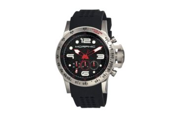 Image of Morphic M23 Chronograph Mens Watch, Black Dial, 45mm Case Diameter MPH2301