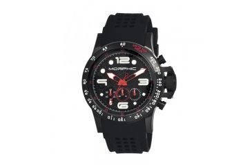 Image of Morphic M23 Chronograph Mens Watch, Black Dial, 45mm Case Diameter MPH2308