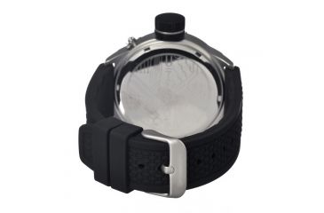 Image of Morphic M24 Series Watch,Black Silicone Band,Black Hand,Black Bezel,White Analog Dial,Strap Buckle MPH2402