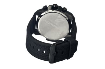 Image of Morphic M28 Series Watch,Black Silicone Band,Red Hand,Black Bezel,Black Analog Dial,Strap Buckle MPH2804