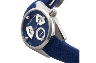Image of Morphic M34 Series Watch w/ Day/Date - Mens, Silver/Blue, One Size, MPH3409
