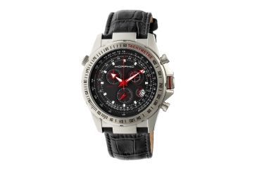 Image of Morphic 3602 M36 Series Mens Watch, 44mm, Black Strap, Obsidian Dial MPH3602