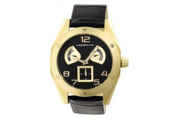 Image of Morphic M42 Series Men's Watches, Gold Case, Black Dial MPH4203