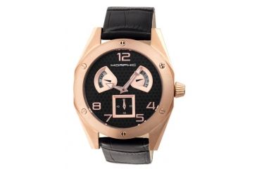 Image of Morphic M42 Series Men's Watches, Rose Gold Case, Black Dial MPH4204