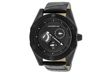 Image of Morphic M46 Series Men's Watches, Black Case, Black Dial MPH4604