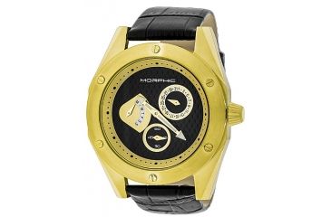 Image of Morphic M46 Series Men's Watches, Gold Case, Black Dial MPH4606