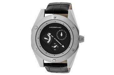 Image of Morphic M46 Series Men's Watches, Silver Case, Black Dial MPH4602