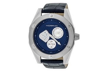 Image of Morphic M46 Series Men's Watches, Silver Case, Navy Dial MPH4603