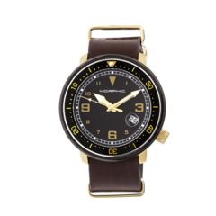 Image of Morphic M58 Series Mens Watch, Black / Dark Brown MPH5804