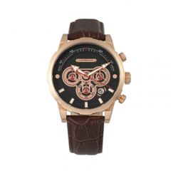 Image of Morphic M60 Series Mens Watch, Black / Brown MPH6004