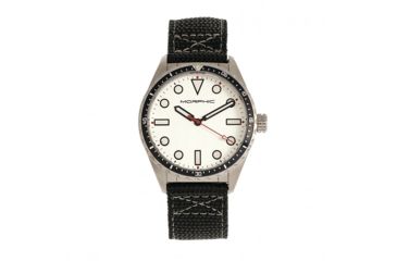 Image of Morphic M69 Series Canvas-Band Watch, Silver, One Size, MPH6901