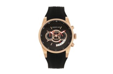 Image of Morphic M72 Series Strap Watch, Black/Rose Gold, One Size, MPH7204