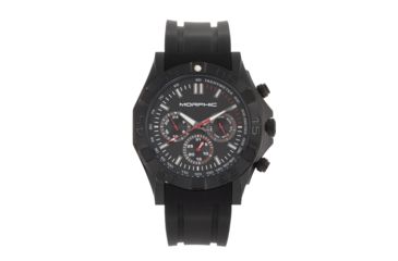 Image of Morphic M75 Series Tachymeter Strap Watch w/ Day-Date, Black, One Size, MPH7506
