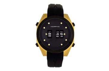 Image of Morphic M76 Series Drum-Roll Strap Watch, Gold/Black, One Size, MPH7602