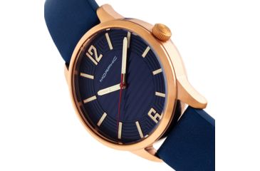 Image of Morphic M77 Series Leather-Band Watch, Blue, One Size, MPH7705