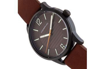 Image of Morphic M77 Series Leather-Band Watch, Brown, One Size, MPH7706