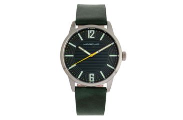 Image of USED Morphic M77 Series Leather-Band Watch, Green, One Size, MPH7704, EDEMO2